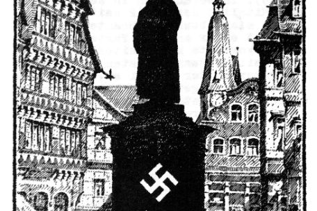 Luther Day advert with swastika